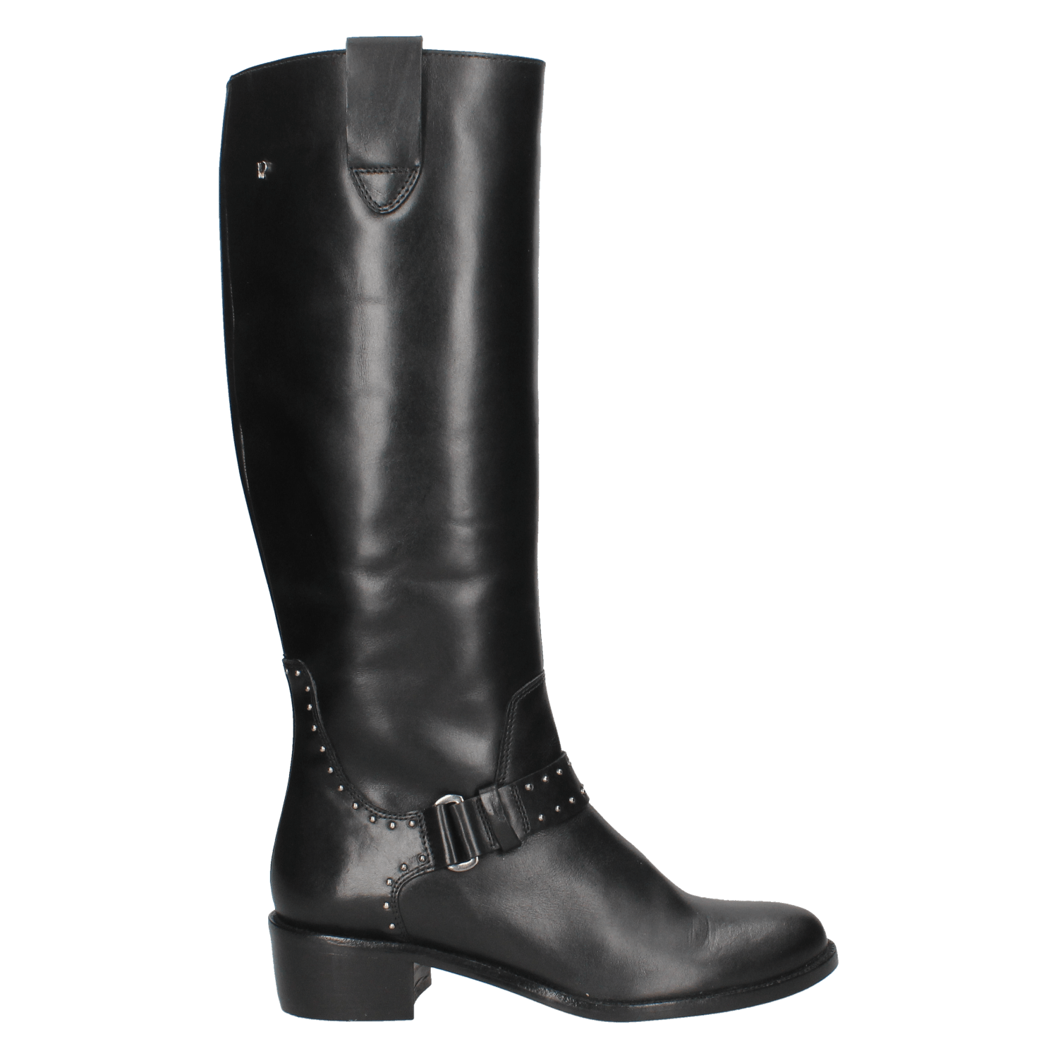 BOTAS MUJER POLLINI CUERO NEGRO CASUAL H254 - 2