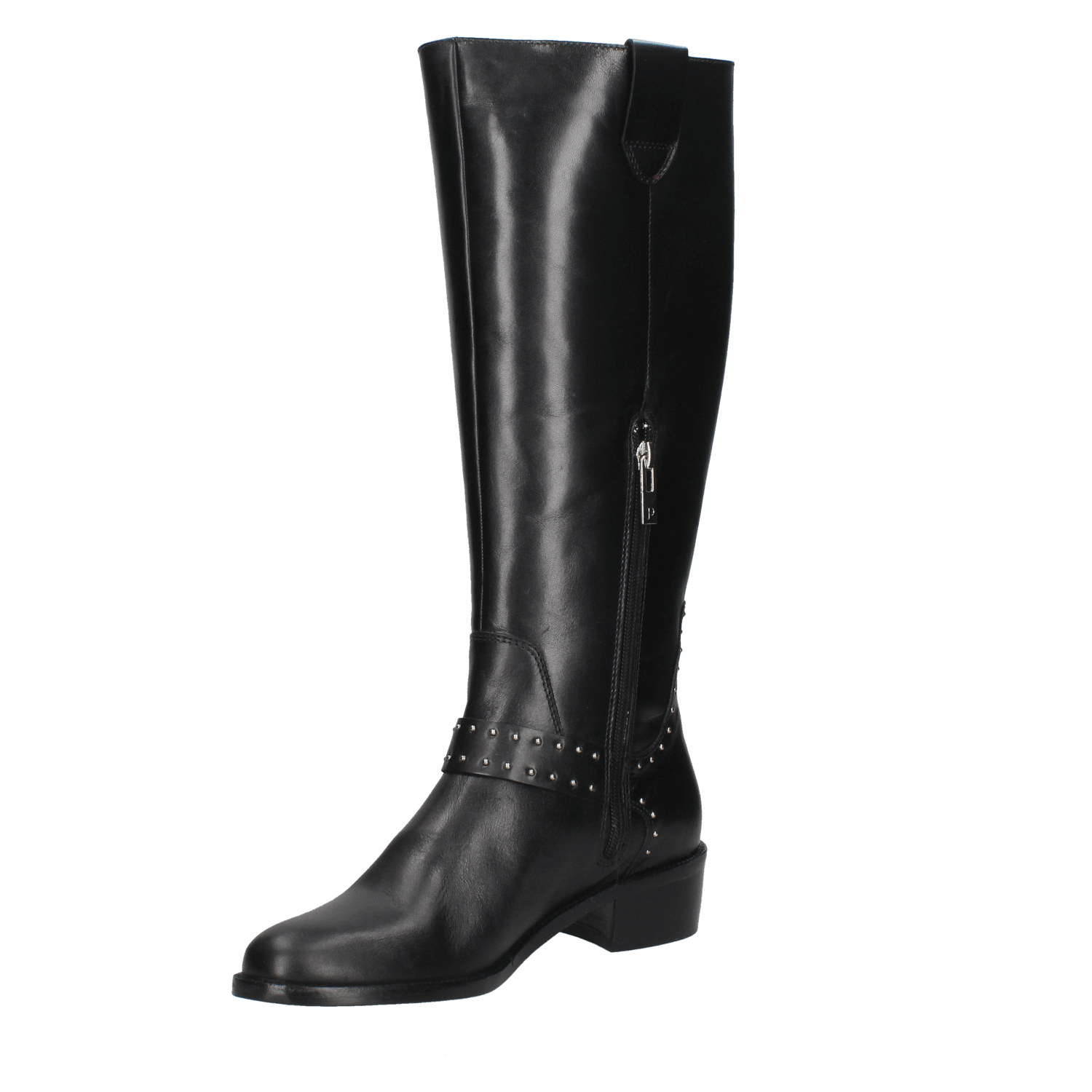 BOTAS MUJER POLLINI CUERO NEGRO CASUAL H254 - 5