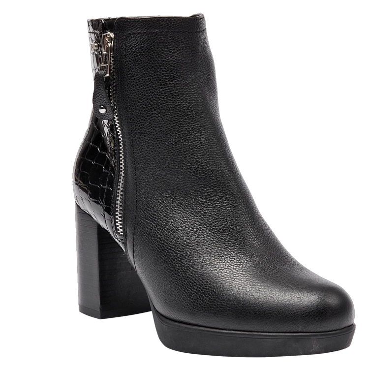 BOTIN TACO CUADRADO MUJER 16 HRS - H038 | NEGRO - 2