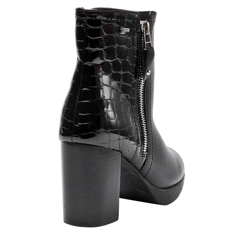 BOTIN TACO CUADRADO MUJER 16 HRS - H038 | NEGRO - 3