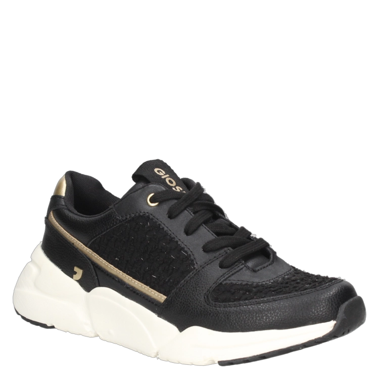 ZAPATILLAS MUJER GIOSEPPO CASUALES NEGRO CUERO G174 - 1