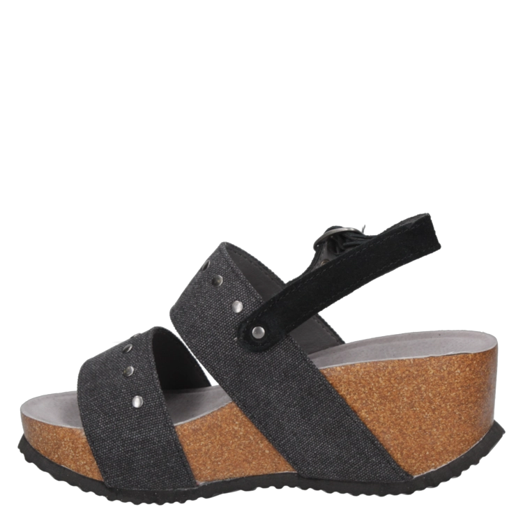 SANDALIA CASUAL MUJER BRUNO ROSSI- G636 | NEGRO - 9