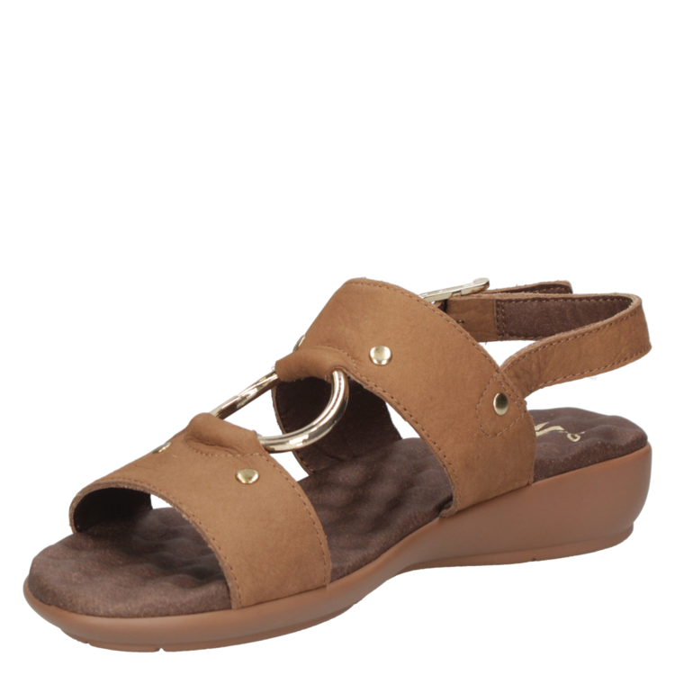 SANDALIA CASUAL MUJER 16 HRS - G023 | MARRON CLARO - 5