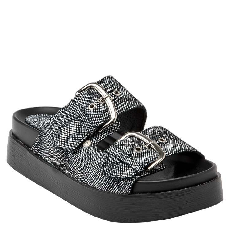 SANDALIAS MUJER POLLINI CUERO CASUAL I174 - 1