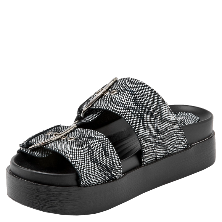 SANDALIAS MUJER POLLINI CUERO CASUAL I174 - 5