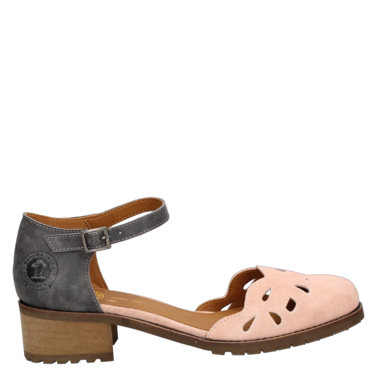 SANDALIAS MUJER PANAMA JACK CUERO BEIGE CASUAL I649 - 2