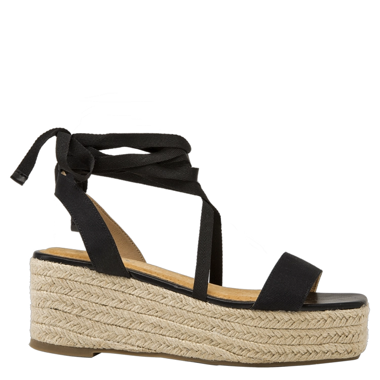 SANDALIAS MUJER ZAPPA TEXTIL NEGRO CASUAL I388 - 2