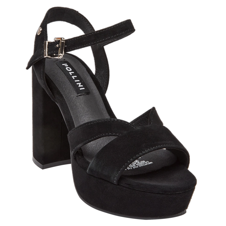 SANDALIA CASUAL MUJER POLLINI - I168 | NEGRO - 1