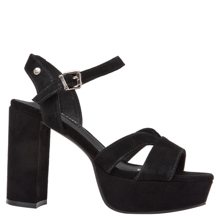 SANDALIA CASUAL MUJER POLLINI - I168 | NEGRO - 2