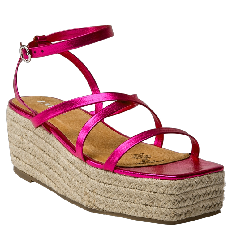 SANDALIAS MUJER ZAPPA CUERO FUCSIA CASUAL I389 - 1