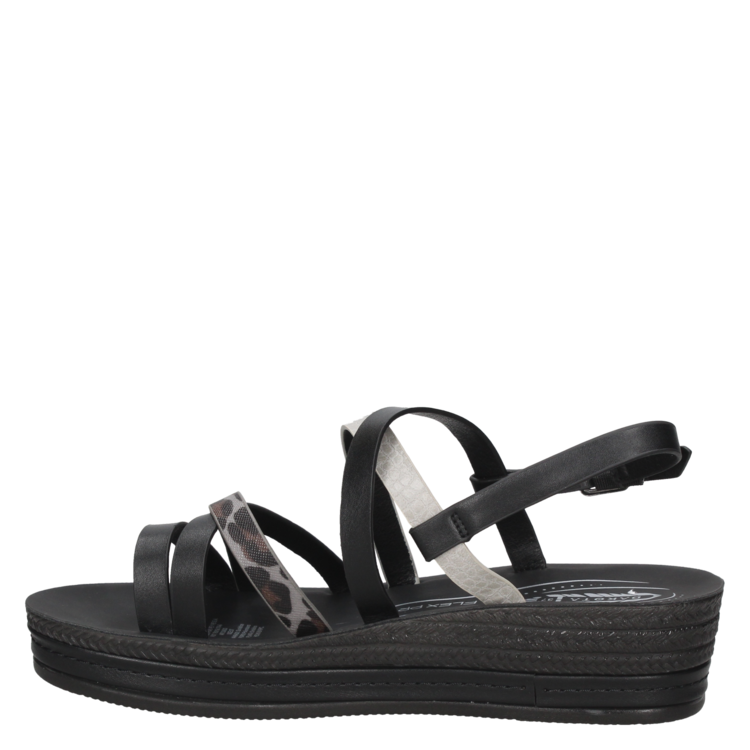 SANDALIA CASUAL MUJER DAKOTA - I605 | NEGRO - 4