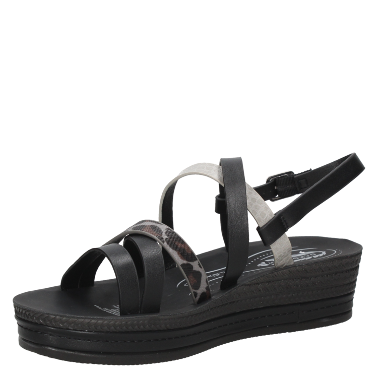 SANDALIA CASUAL MUJER DAKOTA - I605 | NEGRO - 5