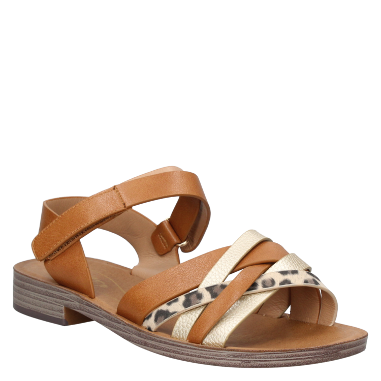 SANDALIA CASUAL MUJER DAKOTA - I601 | MARRON CLARO - 1