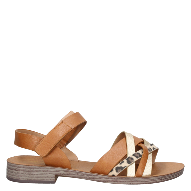 SANDALIA CASUAL MUJER DAKOTA - I601 | MARRON CLARO - 2