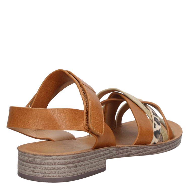 SANDALIA CASUAL MUJER DAKOTA - I601 | MARRON CLARO - 3