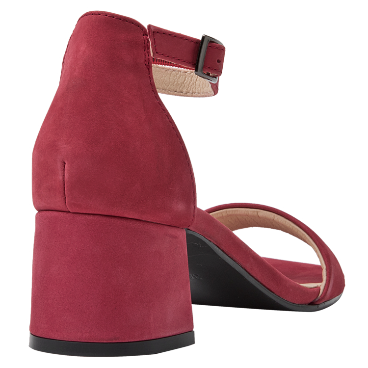 SANDALIAS MUJER POLLINI CUERO ROJO CASUAL I156 - 3