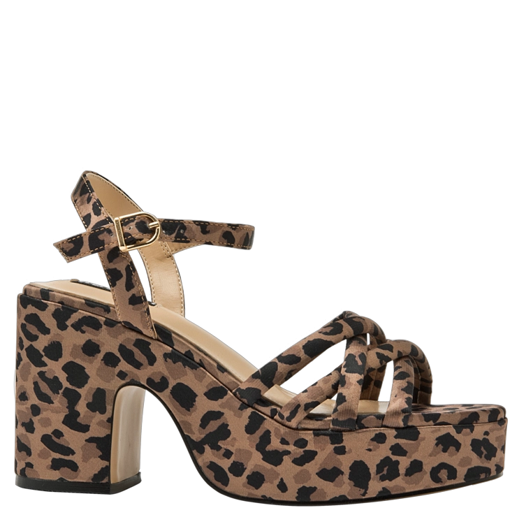 SANDALIAS MUJER POLLINI TEXTIL MARRÓN CASUAL I287 - 2