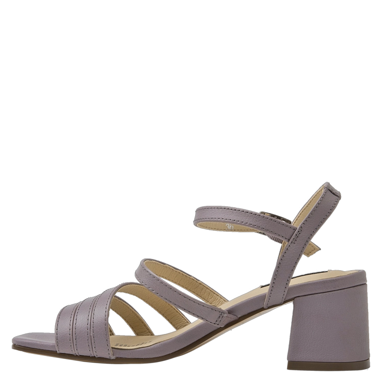 SANDALIAS MUJER POLLINI CUERO LILA CASUAL I157 - 4