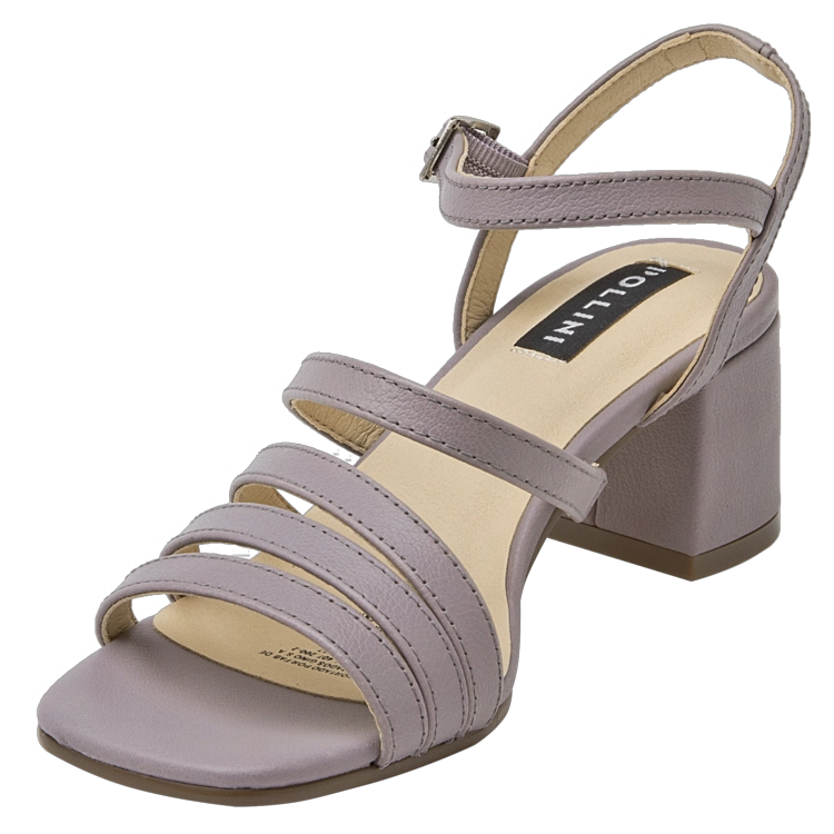 SANDALIAS MUJER POLLINI CUERO LILA CASUAL I157 - 5