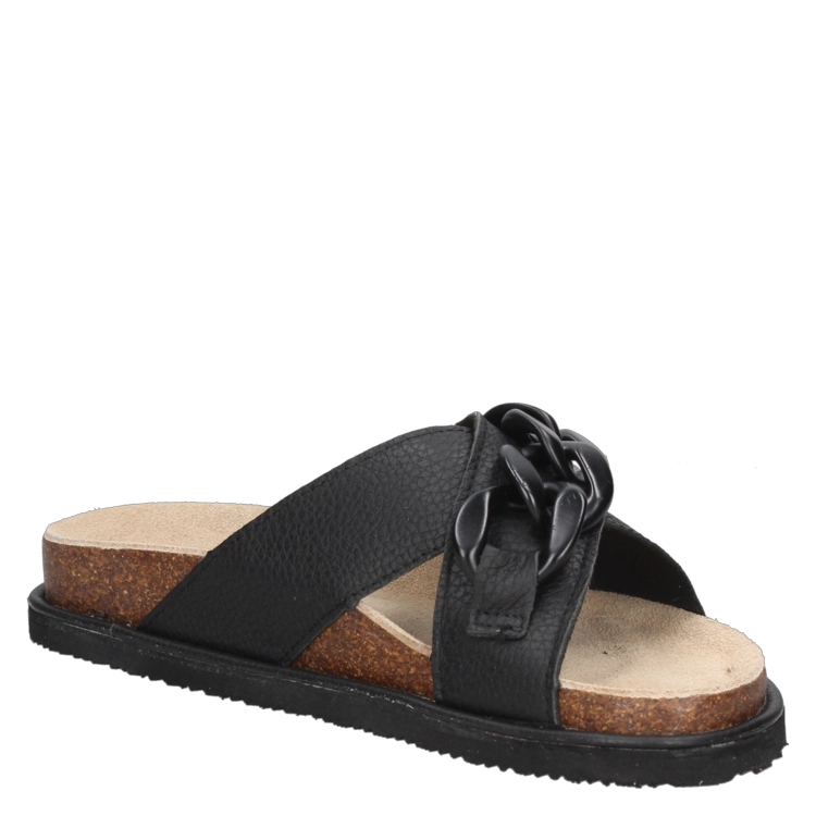 SANDALIAS MUJER ZAPPA CUERO NEGRO CASUAL I371 - 1