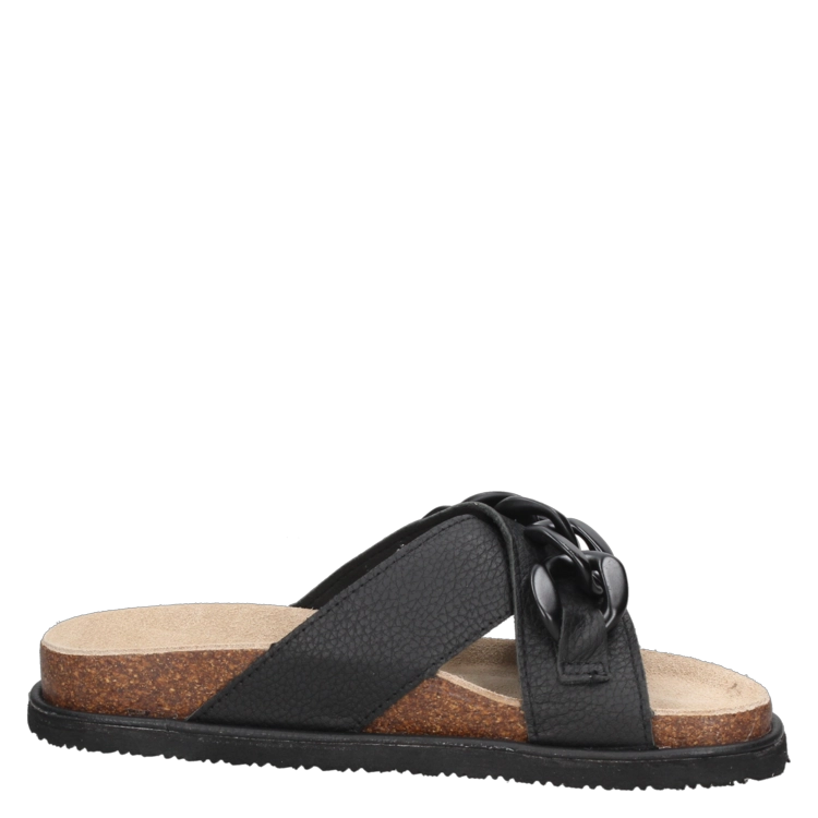 SANDALIAS MUJER ZAPPA CUERO NEGRO CASUAL I371 - 2