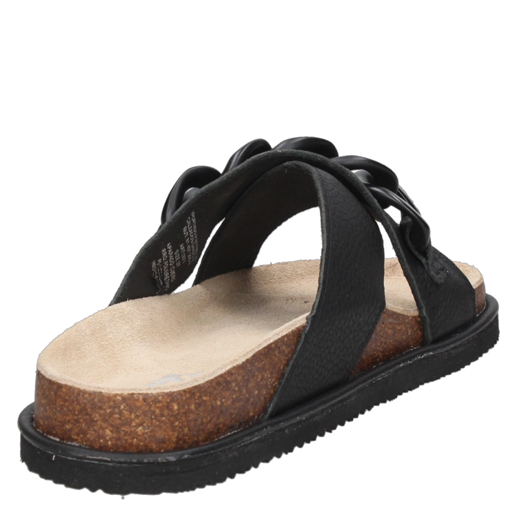 SANDALIAS MUJER ZAPPA CUERO NEGRO CASUAL I371 - 3
