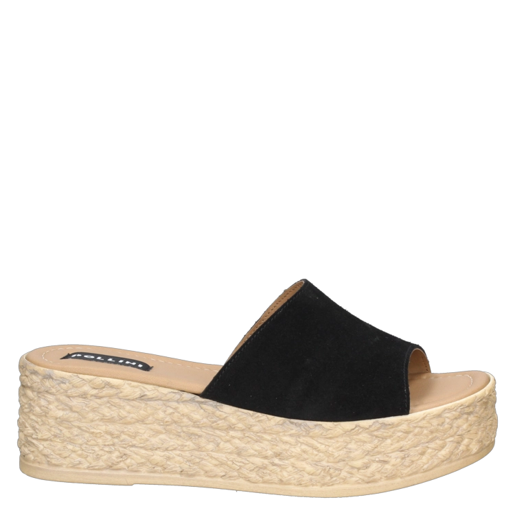 SANDALIA CASUAL MUJER POLLINI - I268 | NEGRO - 1