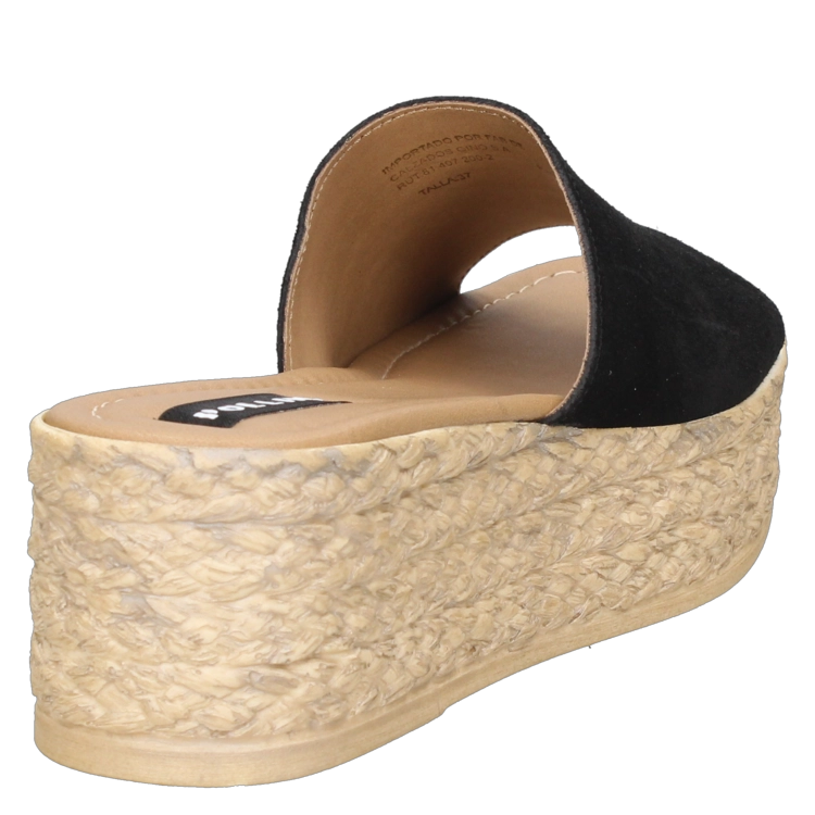 SANDALIA CASUAL MUJER POLLINI - I268 | NEGRO - 3