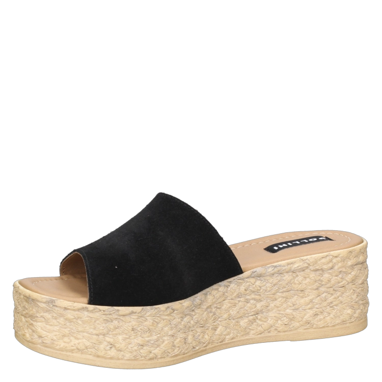 SANDALIA CASUAL MUJER POLLINI - I268 | NEGRO - 5
