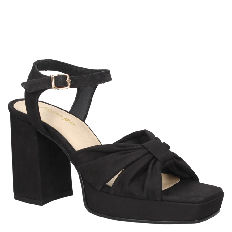 SANDALIAS MUJER MINGO CUERO NEGRO CASUAL I417 - 1