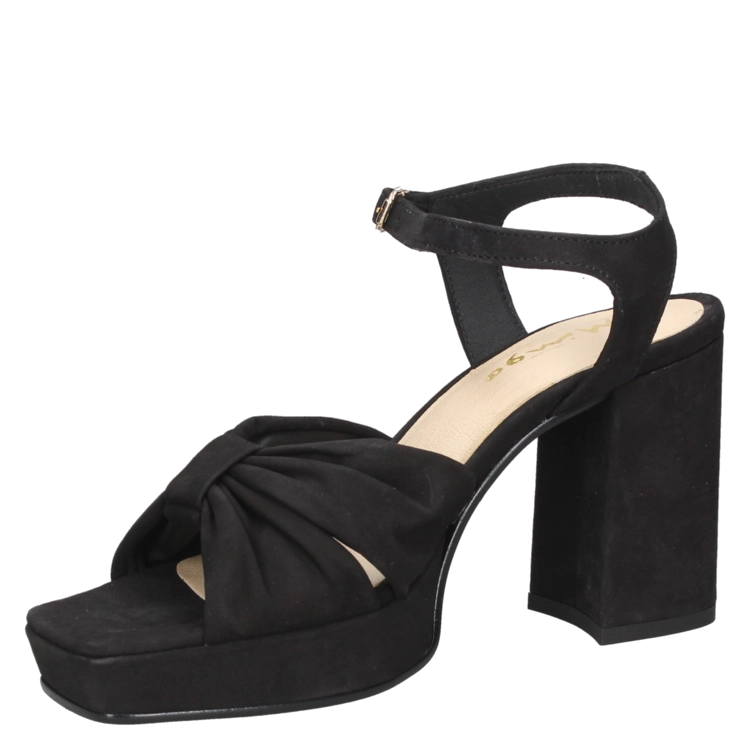 SANDALIAS MUJER MINGO CUERO NEGRO CASUAL I417 - 5