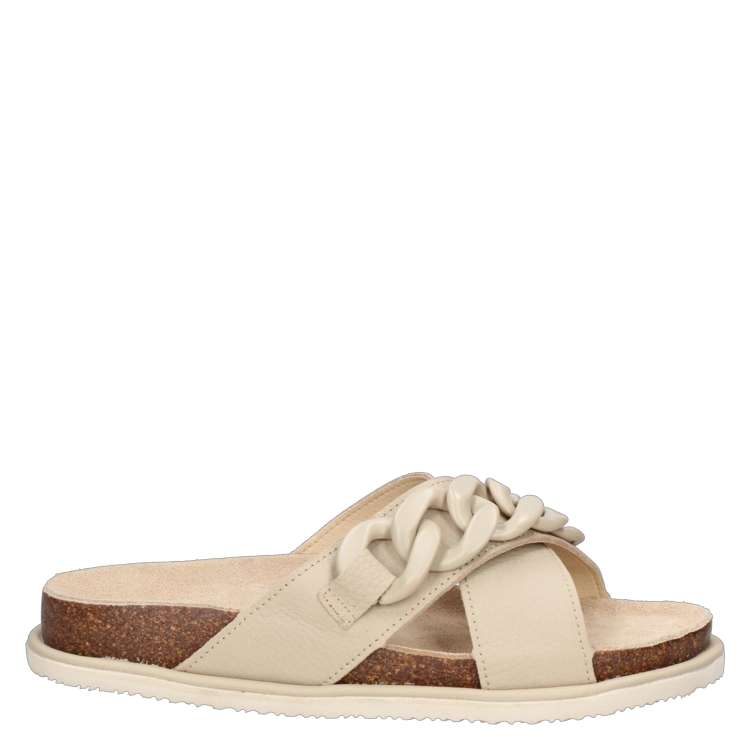 SANDALIAS MUJER ZAPPA CUERO BEIGE CASUAL I371 - 2