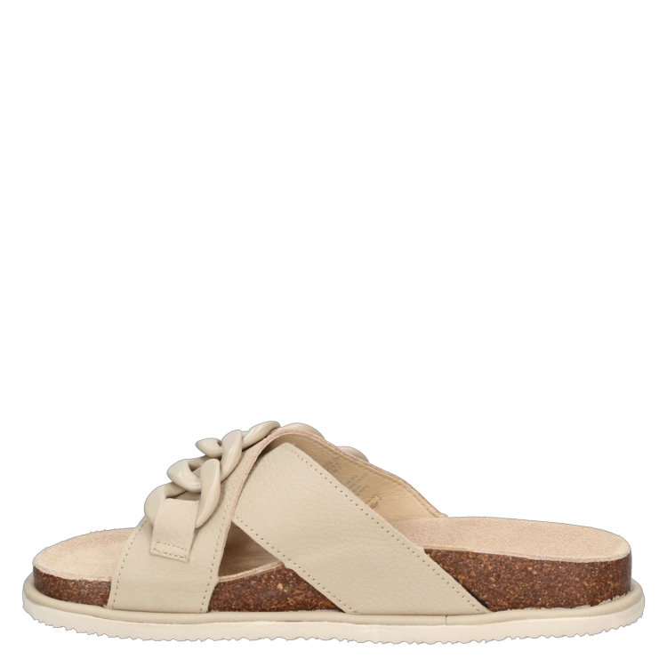 SANDALIAS MUJER ZAPPA CUERO BEIGE CASUAL I371 - 4