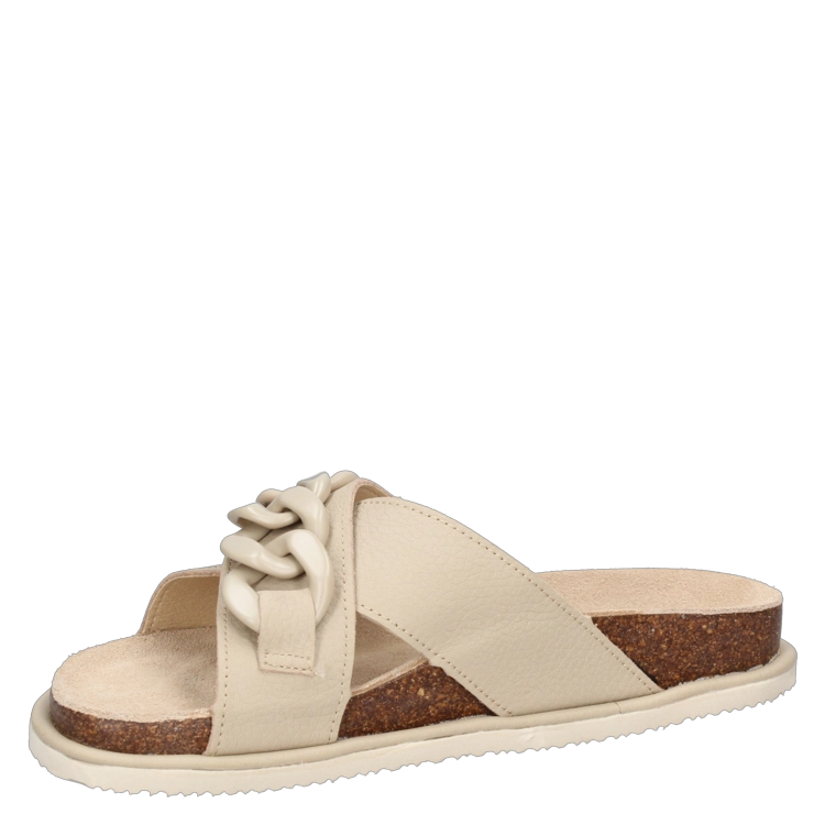 SANDALIAS MUJER ZAPPA CUERO BEIGE CASUAL I371 - 5