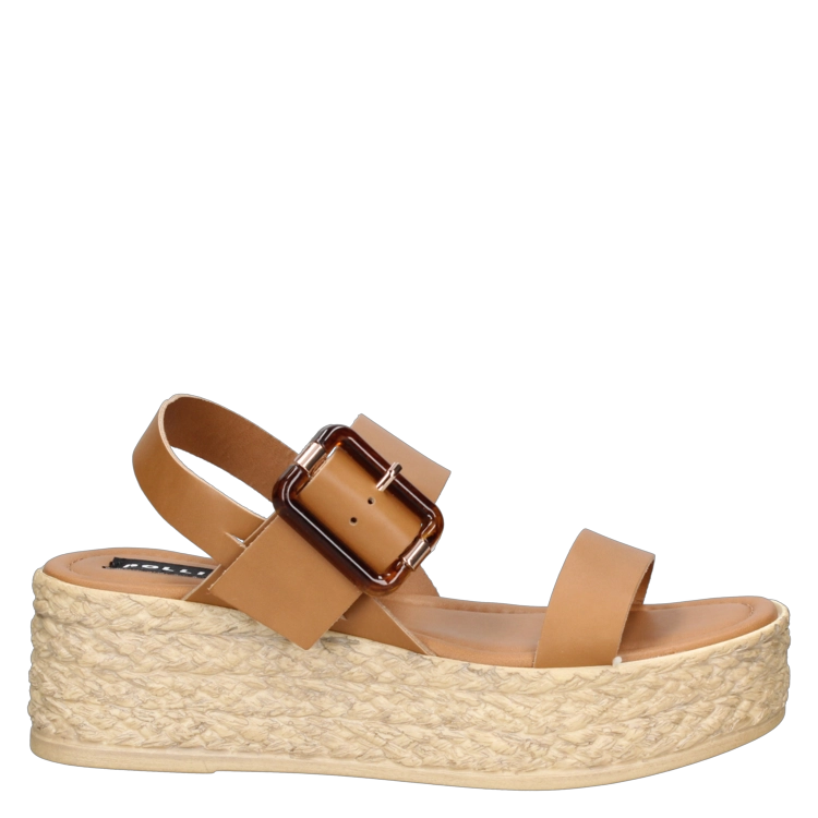 SANDALIA CASUAL MUJER POLLINI - I269 | MARRON CLARO - 1