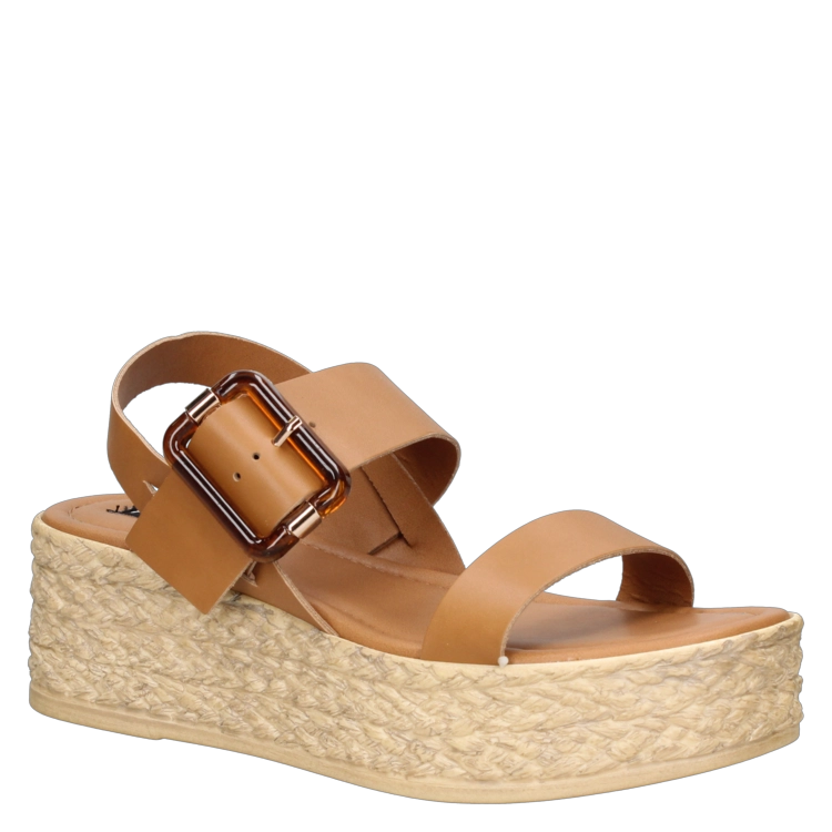 SANDALIA CASUAL MUJER POLLINI - I269 | MARRON CLARO - 2