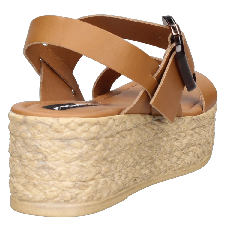 SANDALIA CASUAL MUJER POLLINI - I269 | MARRON CLARO - 3