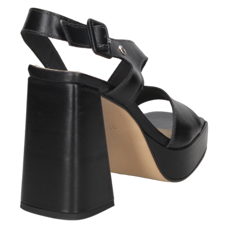SANDALIAS MUJER MINGO CUERO NEGRO CASUAL I412 - 3