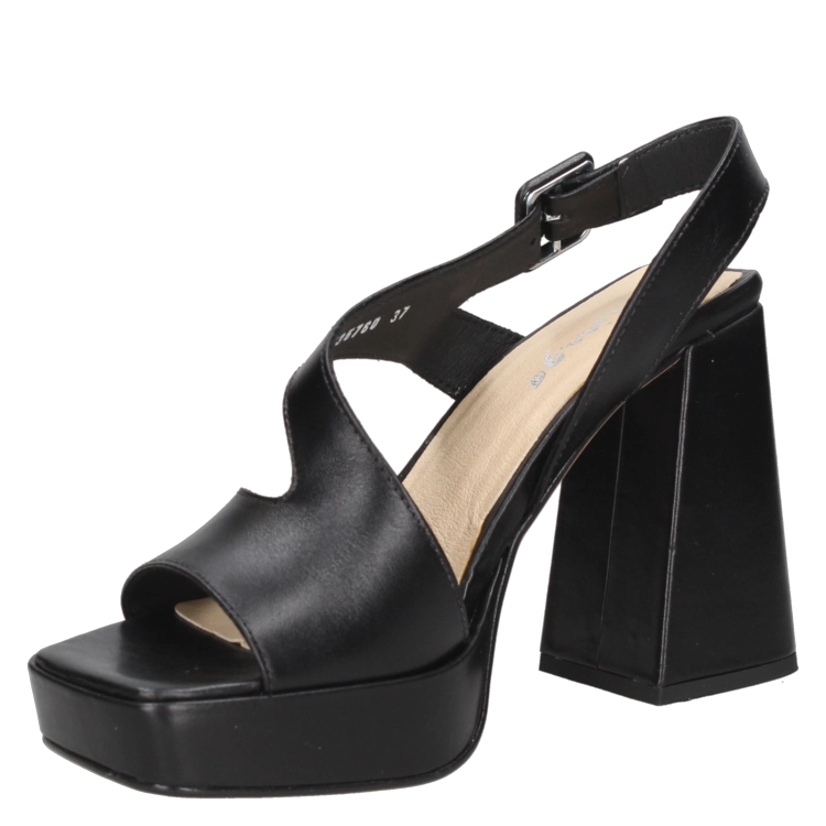 SANDALIAS MUJER MINGO CUERO NEGRO CASUAL I412 - 5