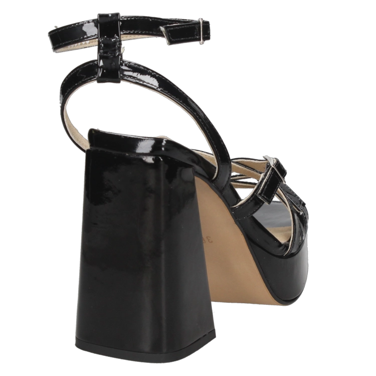 SANDALIAS MUJER MINGO CUERO NEGRO CASUAL I411 - 3