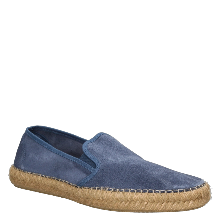 ALPARGATAS HOMBRE IBIZA'S HERITAGE CUERO CASUAL I589 AZUL - 1