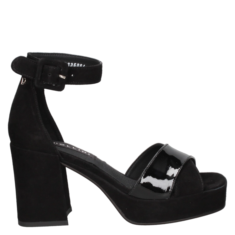 SANDALIAS MUJER POLLINI CUERO CASUAL - I294 NEGRO - 2