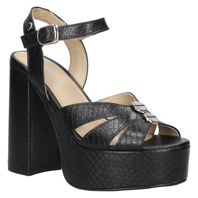 SANDALIA CASUAL MUJER MINGO - I408 | EN COLOR NEGRO - 6