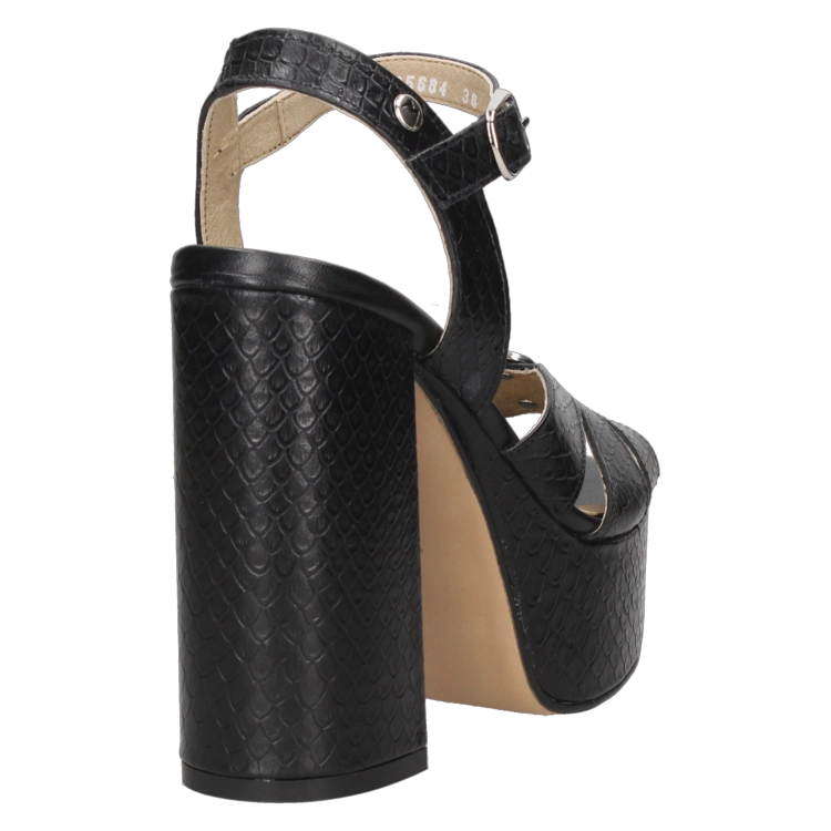 SANDALIA CASUAL MUJER MINGO - I408 | EN COLOR NEGRO - 8