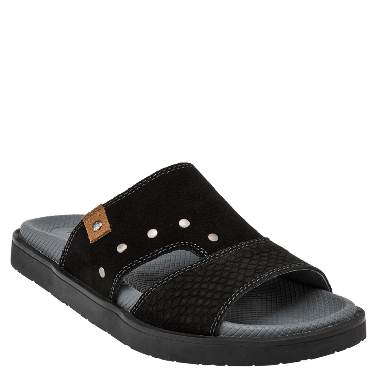 SANDALIAS MUJER PANAMA JACK CUERO CASUAL - I671 NEGRO - 1