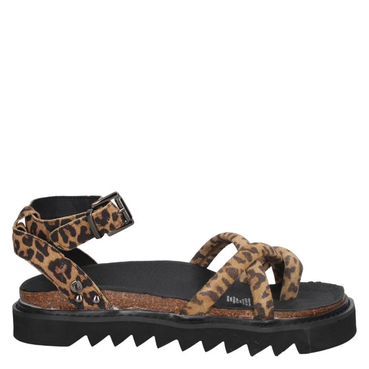 SANDALIAS MUJER ZAPPA CUERO CASUAL - I305 MARRÓN CLARO - 6