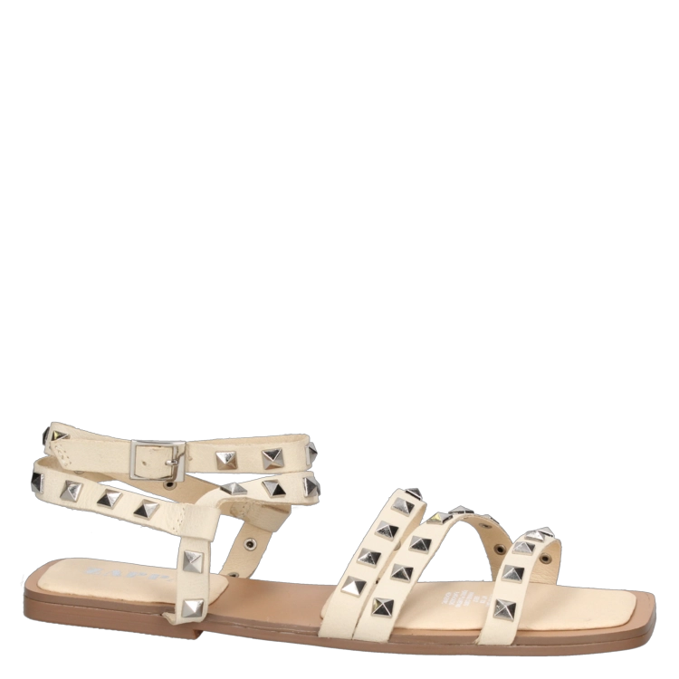 SANDALIAS MUJER ZAPPA CUERO CASUAL - I338 BEIGE - 2
