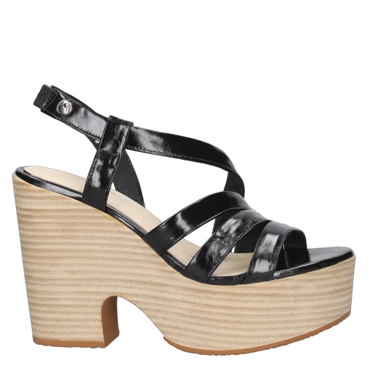 SANDALIAS MUJER MINGO CUERO CASUAL - I410 NEGRO - 2