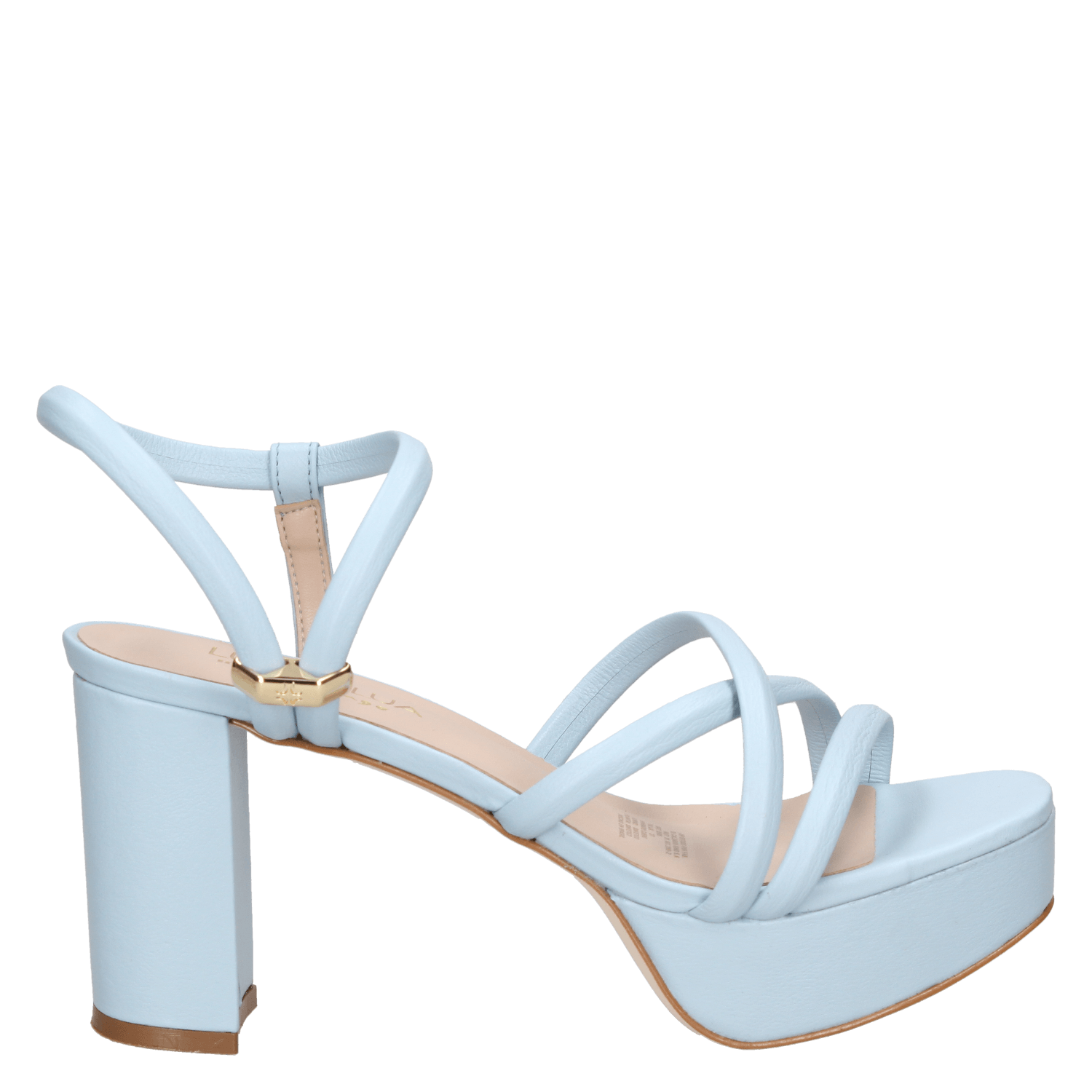 SANDALIAS MUJER LUZ DA LUA CUERO CASUAL - I595 NEGRO - 7