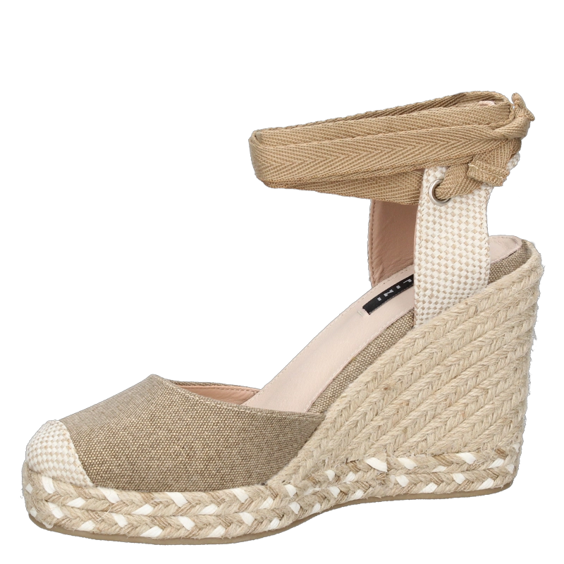 ALPARGATAS MUJER POLLINI TEXTIL CASUAL I573 BEIGE - 5